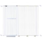 extra tall 150cm baby pet security gate metal safety guard tension pressure mounted for children dog kitten adjustable width range 171.5-177.5cm largest gap between bars 42mm model a441