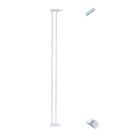 10.5cm wide extension panel kit for extra tall 150cm baby pet security gate metal safety guard tension pressure mounted for children dog kitten
