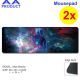 2x Extra Large /Fancy Mousepad Keyboard Pad Mouse Mat Desktop Game Laptop Computer Atlas Beauty