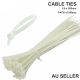 500pcs PACK Cable Ties Nylon Zip Tie Wrap 3.6*200mm White