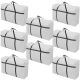 8x large home storage bag waterproof clothes quilt organizer for moving house luggage xmas christmas tree model#180 grey