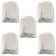 riin 1x garden anti-insect/bug mesh net bag crop plant shrub cover protection anti-bird small animal 1.8x2.1m white 5pcs