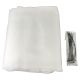 garden anti-insect/bug netting crop plant veggies mesh cover protection anti-bird small animal 2x5m white out of bag with zipper strap