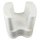 plastic shower bath stool seat chair with butt access for elderly assistance aid height 28cm front view