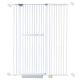 extra tall 150cm baby pet security gate metal safety guard tension pressure mounted for children dog kitten adjustable width range 108-114cm largest gap between bars 42mm model a3