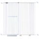 extra tall 150cm baby pet security gate metal safety guard tension pressure mounted for children dog kitten adjustable width range 139.5-145.5cm largest gap between bars 42mm model a42