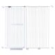 extra tall 150cm baby pet security gate metal safety guard tension pressure mounted for children dog kitten adjustable width range 150.5-156.5cm largest gap between bars 42mm model a43