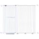 extra tall 150cm baby pet security gate metal safety guard tension pressure mounted for children dog kitten adjustable width range 171.5-177.5cm largest gap between bars 42mm model a441