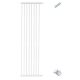 42.5cm wide extension panel kit for extra tall 150cm baby pet security gate metal safety guard tension pressure mounted for children dog kitten