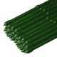 50x garden stakes plant support metal yard sticks coated in plastic replacement for bamboo sticks type a plus 100m pvc coated tie wire