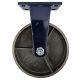 8inch heavy duty caster wheel industrial castor all metal heat resistant non swivel / fixed for flat ground and high temperature 1 ton ea overall height 255mm bolt side