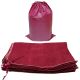 10x large home storage bag cheap plastic woven waterproof sack clothes quilt organizer for moving house xmas christmas tree model110 red size 110cm l x 75cm w with pull string