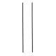 riin extra tall 150cm pet security gate gap filler one pair black