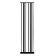 40cm wide extension panel black for extra tall 150cm baby pet security gate metal safety guard tension pressure mounted for children dog kitten