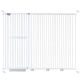 extra tall 150cm baby pet security gate metal safety guard tension pressure mounted for children dog kitten adjustable width range 185-195cm largest gap between bars 42mm model b443 white