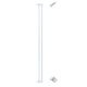 10cm wide extension panel kit for extra tall 150cm baby pet security gate metal safety guard tension pressure mounted for children dog kitten white